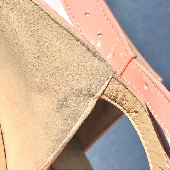 Mary Jane Pinup T-Strap Chunky High Heels Platform Round Toe Pumps & Bow Size 9 - Picture 15 of 16